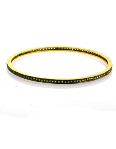 2.2ct Yellow Sapphire Bracelet Sterling Silver Sleek Bangle Jewelry l'évolution des habitudes 