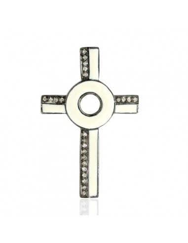 Cross Sign Look Designer Diamond Pendant Sterling Silver Fashion Jewelry sélection de produits