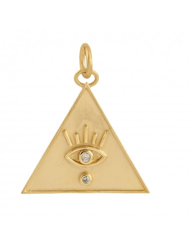 14k Yellow Gold illuminati Pendant Diamond Jewelry rembourrage situé sous