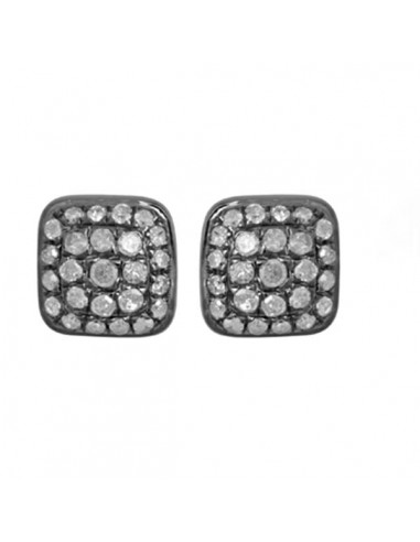 18kt Gold 0.28ct Pave Diamond Stud Earrings .925 Sterling Silver Women Jewelry Vous souhaitez 